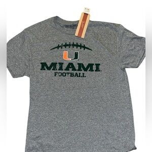 The Victory “ University of Miami Football tshirt -large